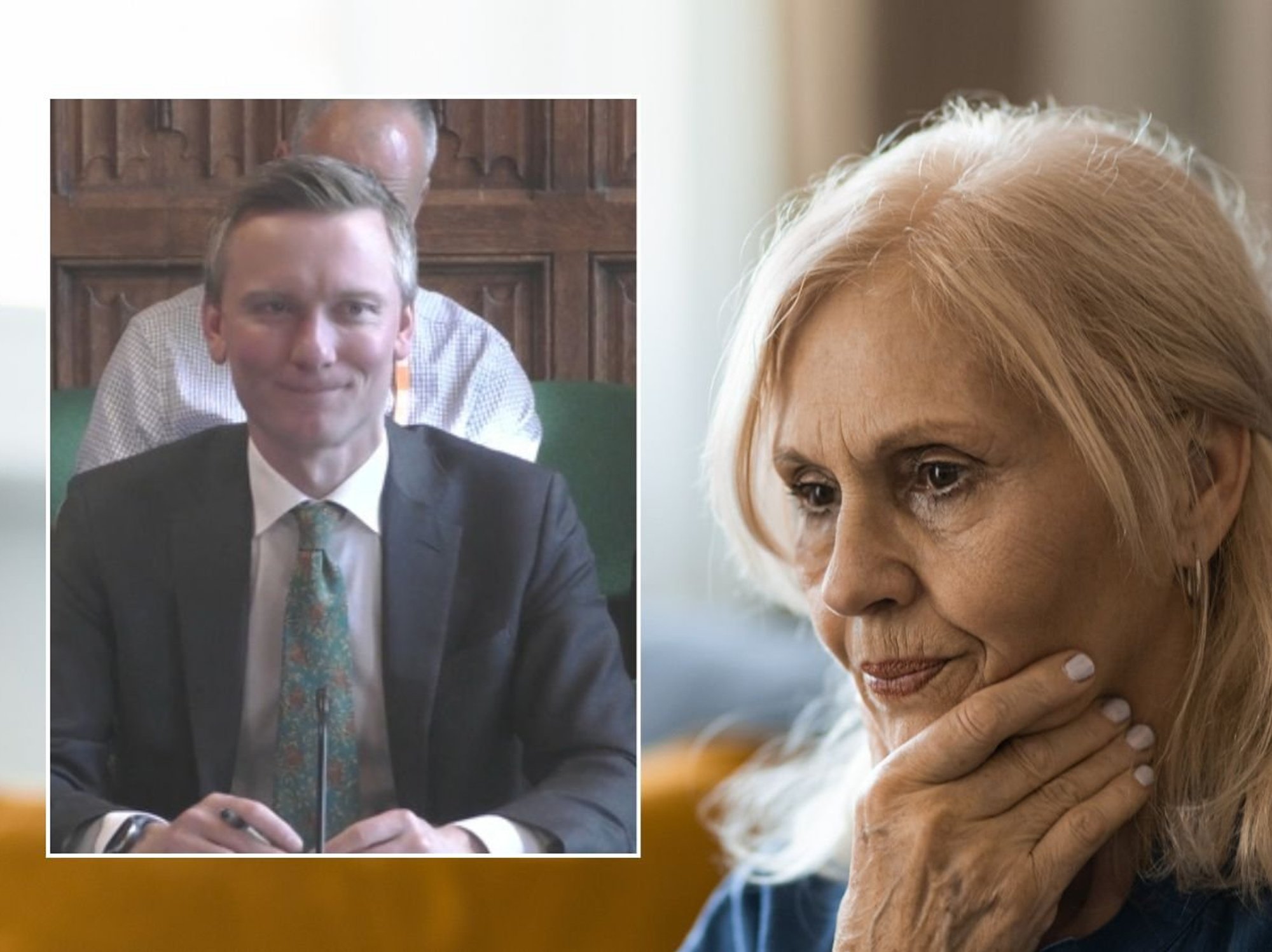 Older woman and Torsten Bell