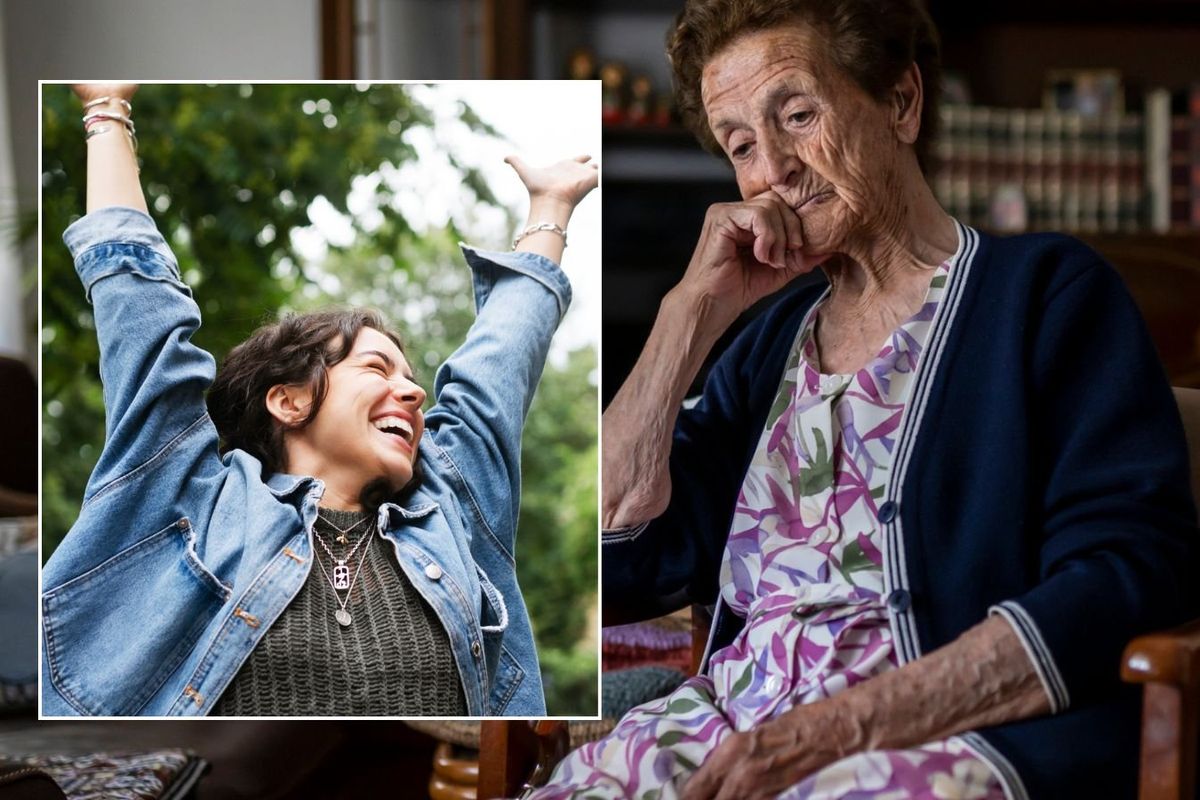 Older woman and younger woman