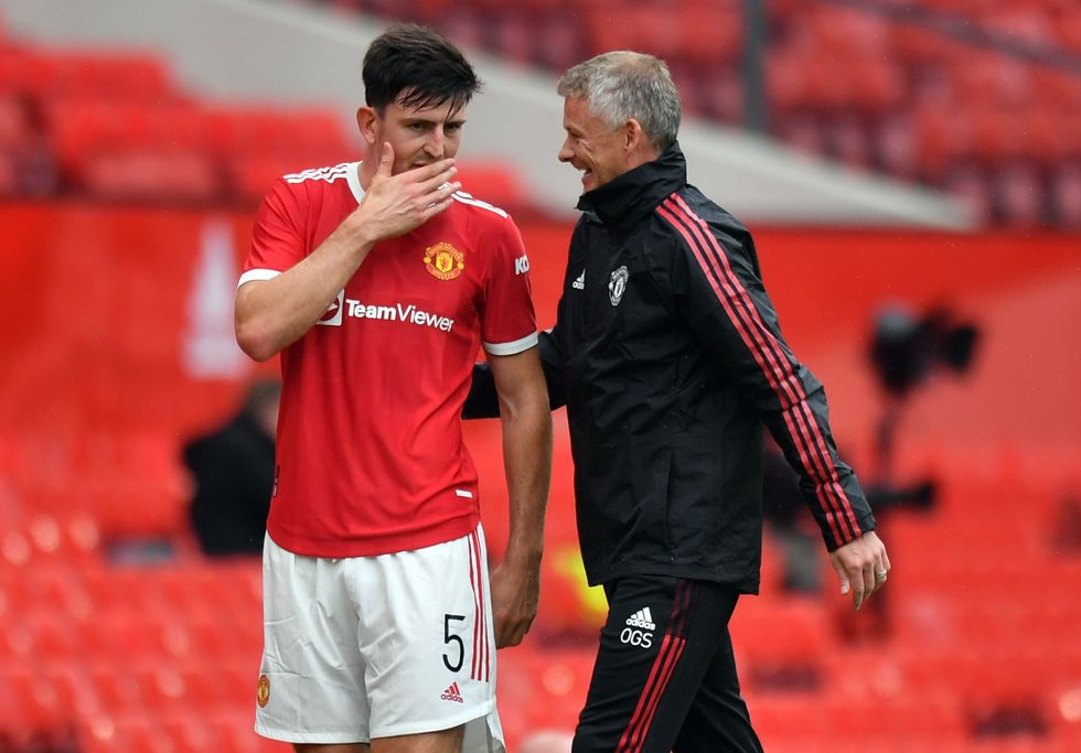 Ole Gunnar Solskjaer man Utd Harry Maguire