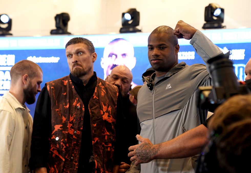 Oleksandr USYK and Daniel DUBOIS