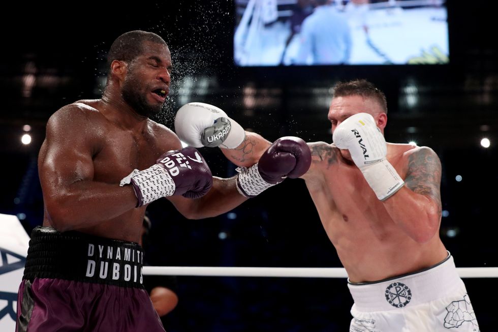 Oleksandr Usyk and Daniel Dubois