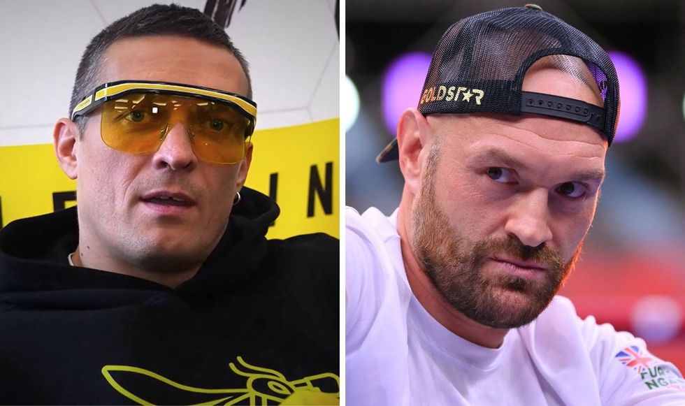 Oleksandr Usyk and Tyson Fury
