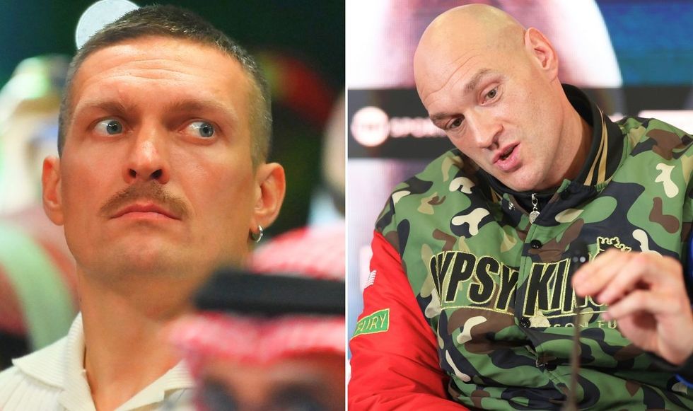 Oleksandr Usyk and Tyson Fury
