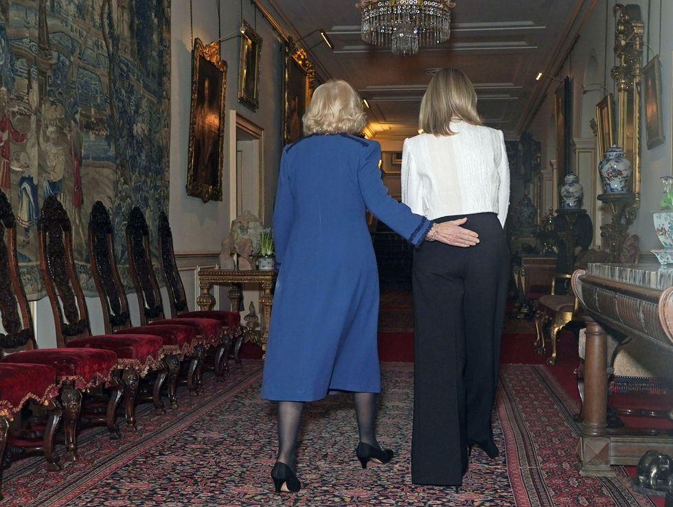 Olena Zelenska and Queen Camilla