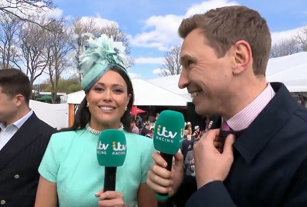 Oli Bell and Samantha Quek managed to play off the situation