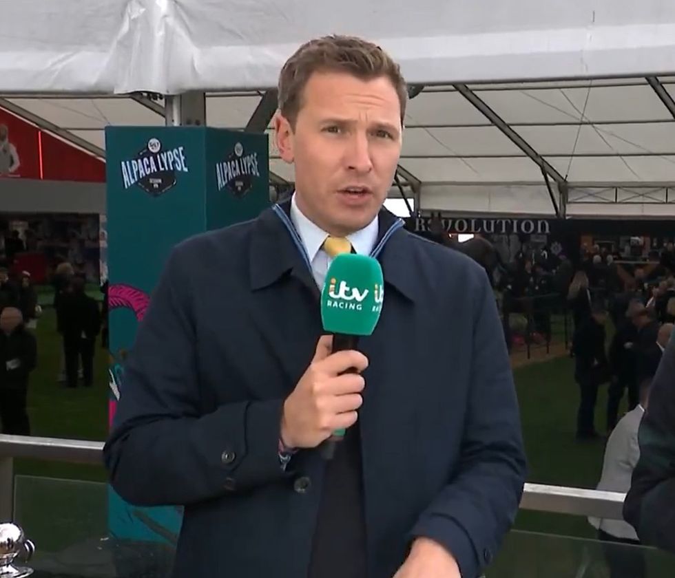 Oli Bell apologised on live TV after the incident after being left slightly embarrassed