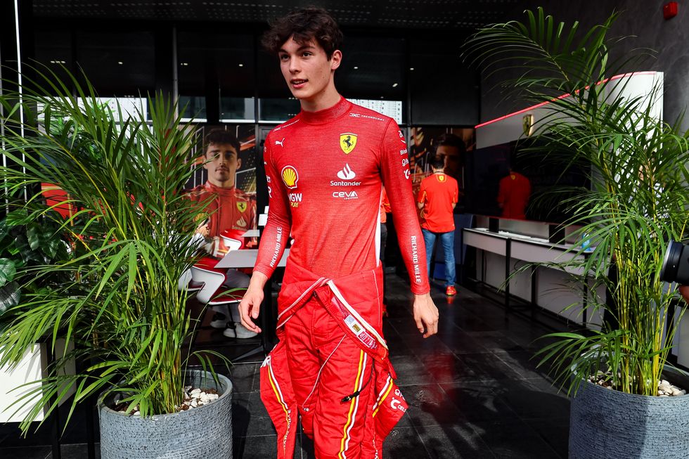 Oliver Bearman joined the Ferrari academy two years ago