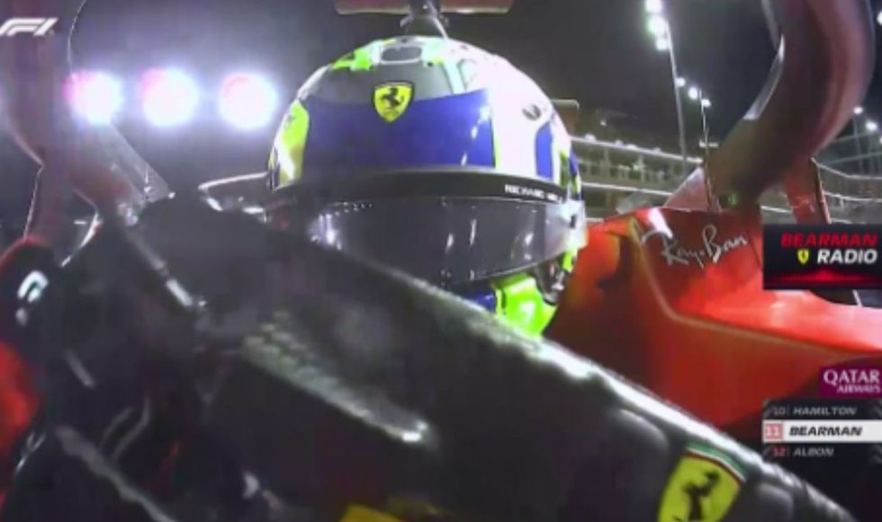 Oliver Bearman made his F1 debut in Saudi Arabia