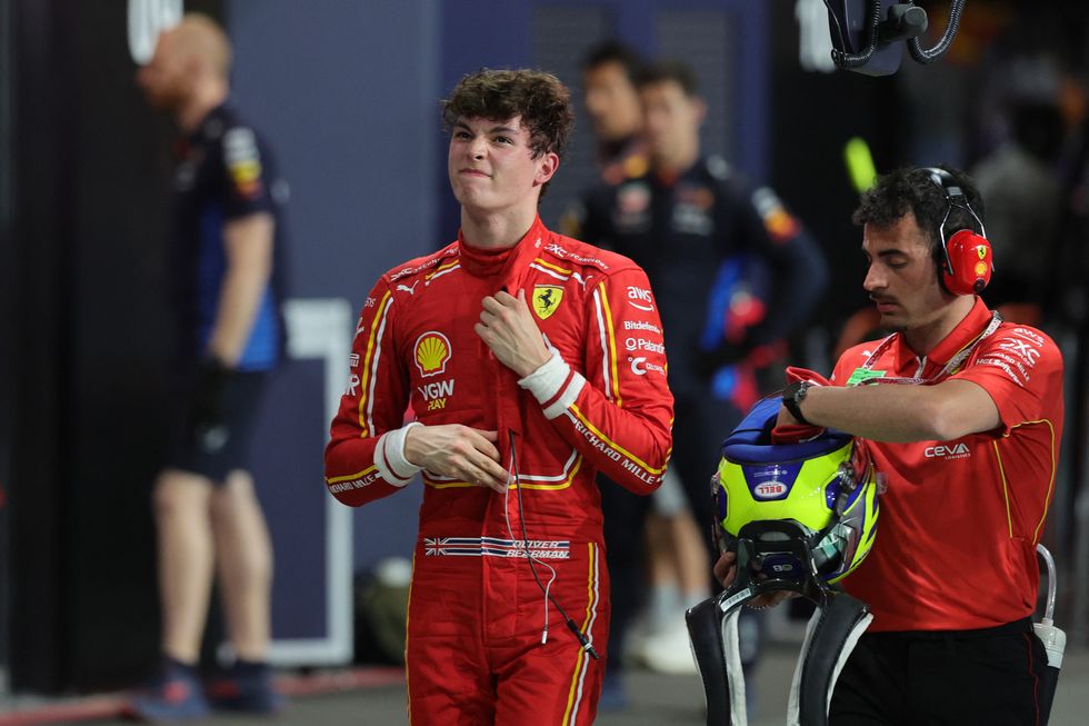 Oliver Bearman only got the call to replace Carlos Sainz a few hours ago