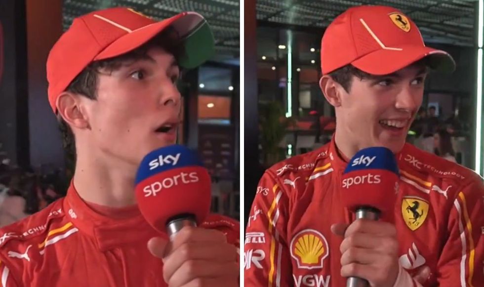 Oliver Bearman was surprised how close he came to the wall