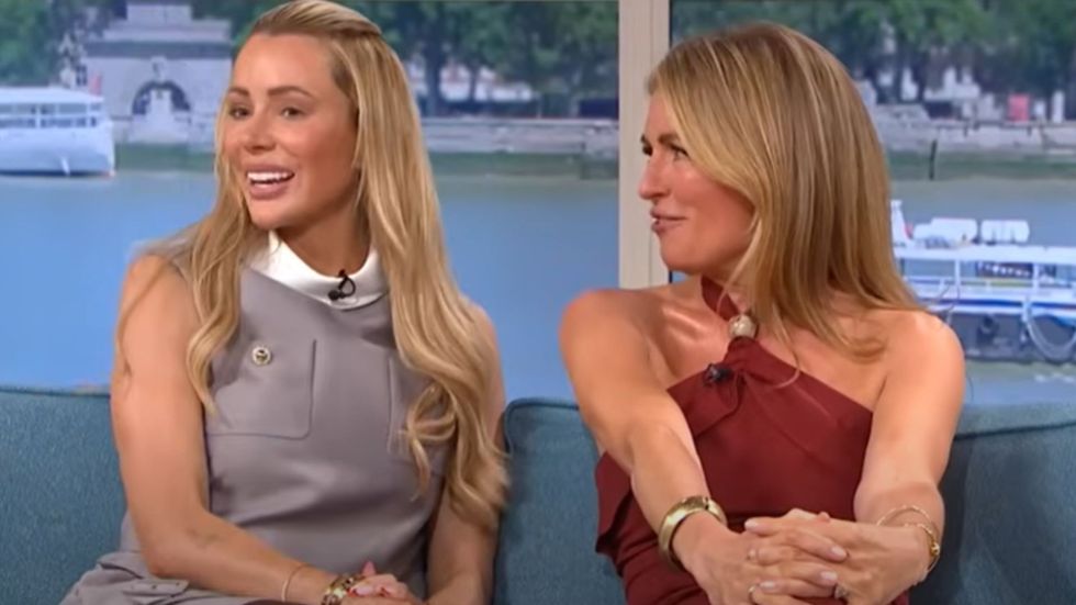 Olivia Attwood and Cat Deeley
