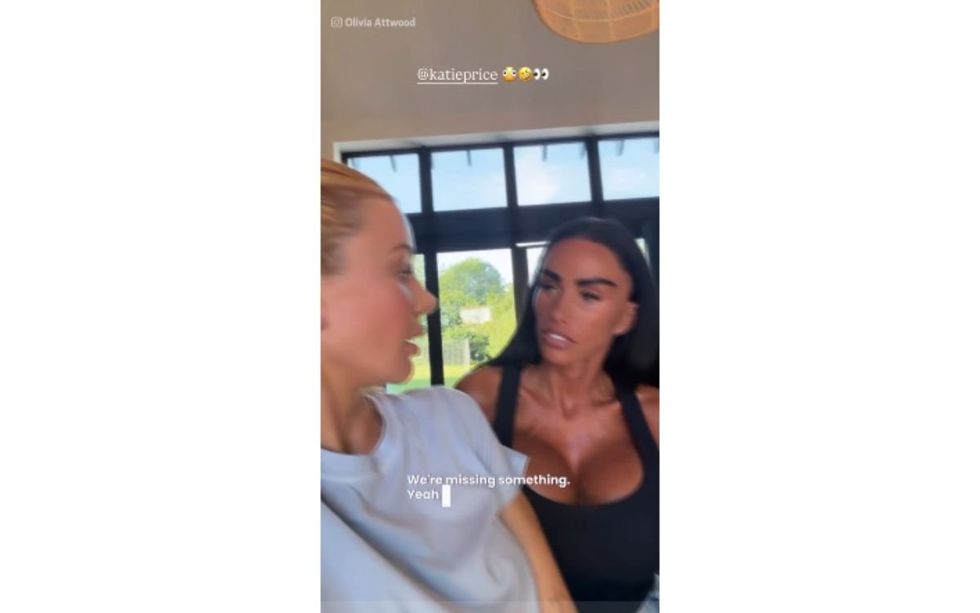 Olivia Attwood and Katie Price