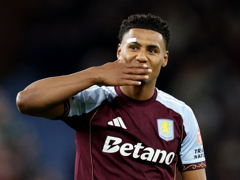 Ollie Watkins scored twice for Aston Villa in the victory over Liverpool