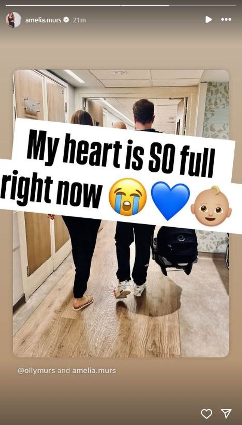Olly Murs and his wife Amelia