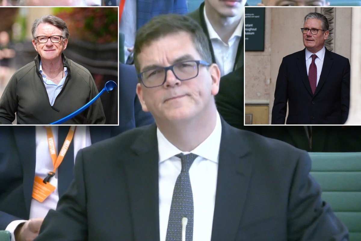 Olly Robbins, Lord Peter Mandelson and Keir Starmer