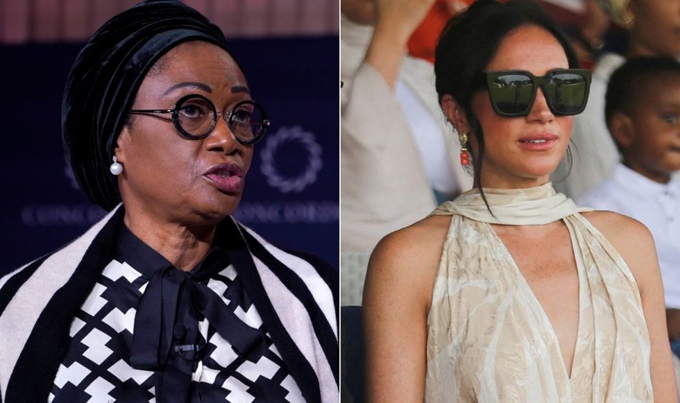 Oluremi Tinubu and Meghan Markle