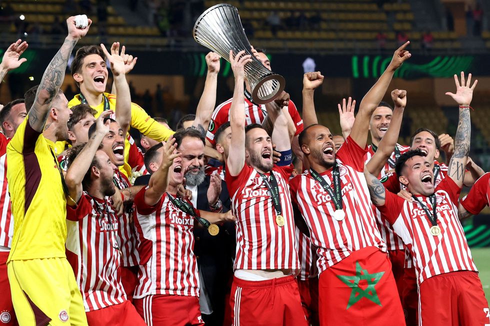 Olympiacos lifting the Conference League
