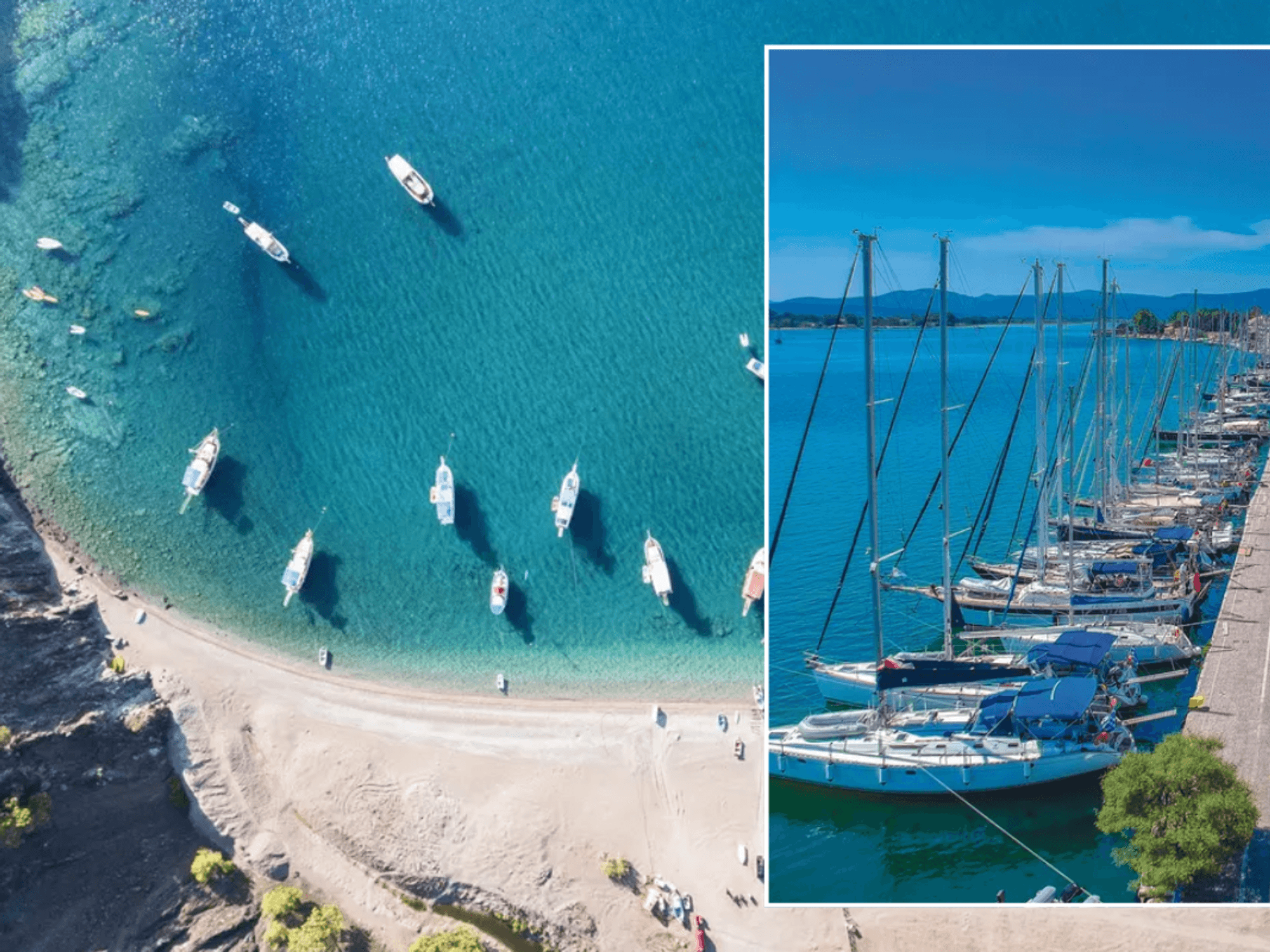 Olympos beach Antalya Turkey / Preveza Greece