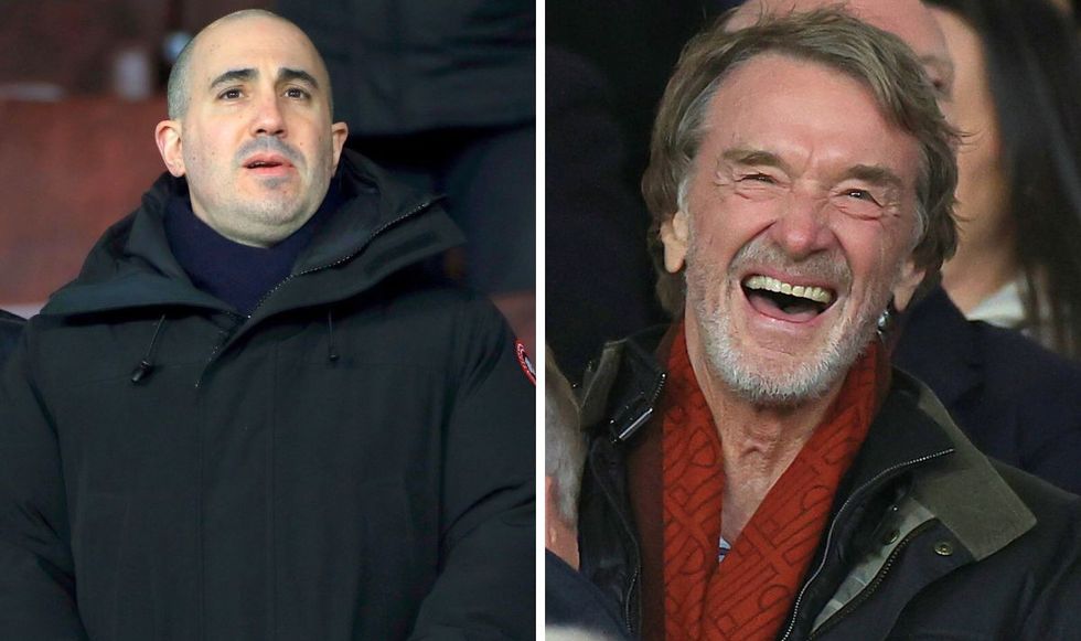 Omar Berrada and Sir Jim Ratcliffe