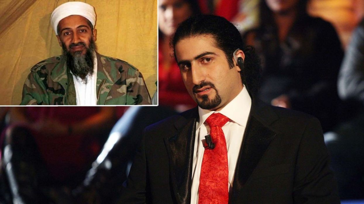 Omar Bin Laden and his father Osama