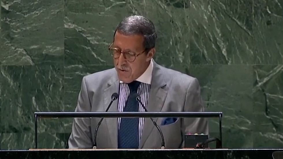 Omar Hilale mistakenly called Prince Harry the 'Duke of Wessex' during his speech.