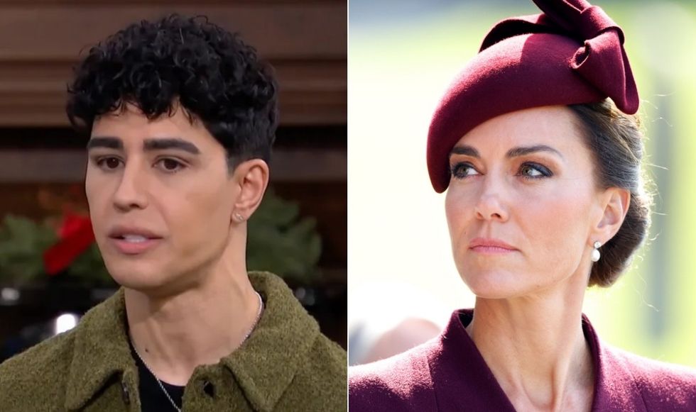 Omid Scobie and Kate Middleton