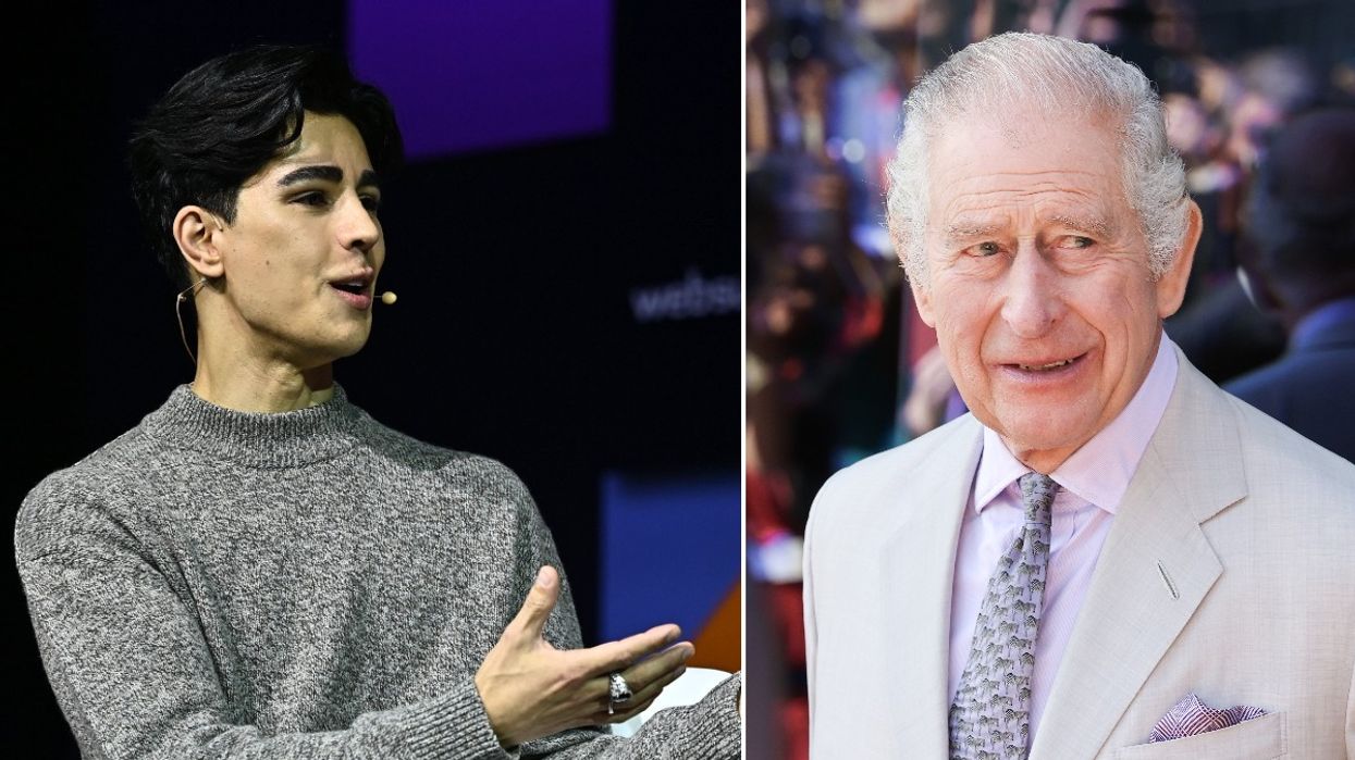 Omid Scobie and King Charles