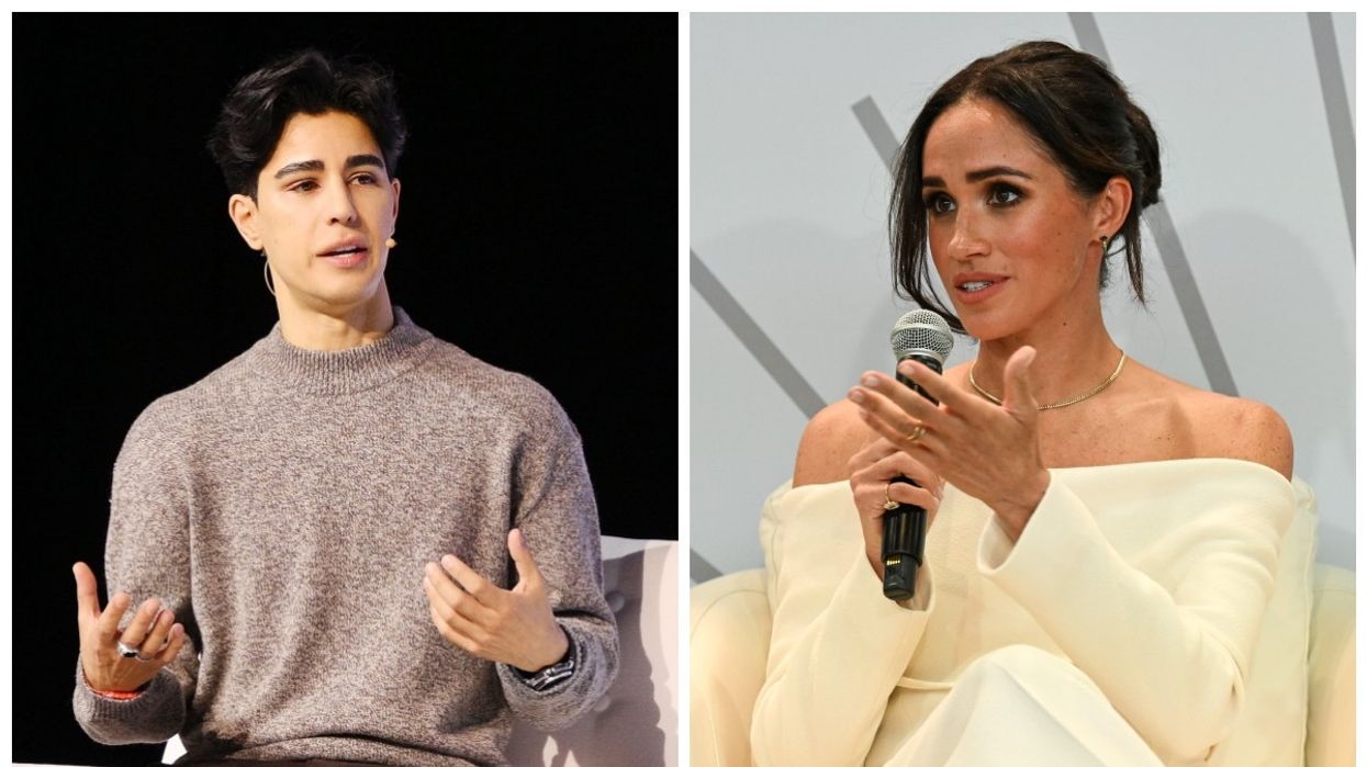 Omid Scobie and Meghan Markle