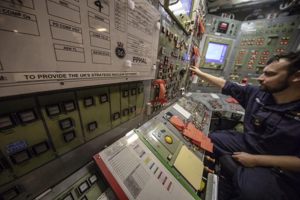 On board a Vanguard class vessel
