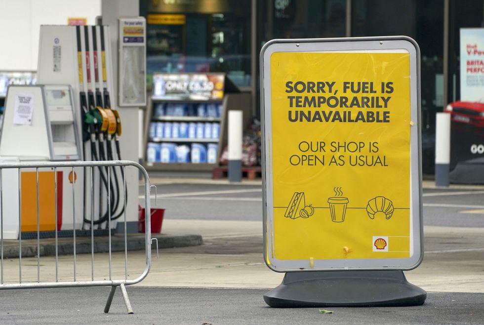 On Friday September 24, fuel sales were up 80% compared with normal levels.