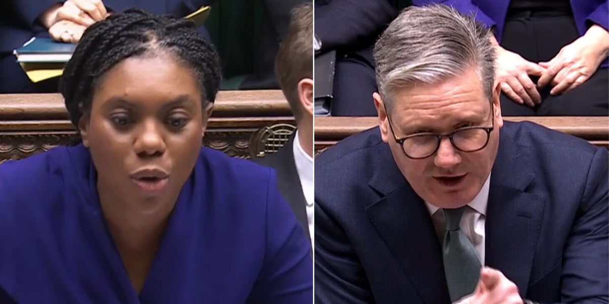 NextImg:'They did it for years and they didn't succeed!' Starmer points finger at Badenoch as he takes furious immigration swipe