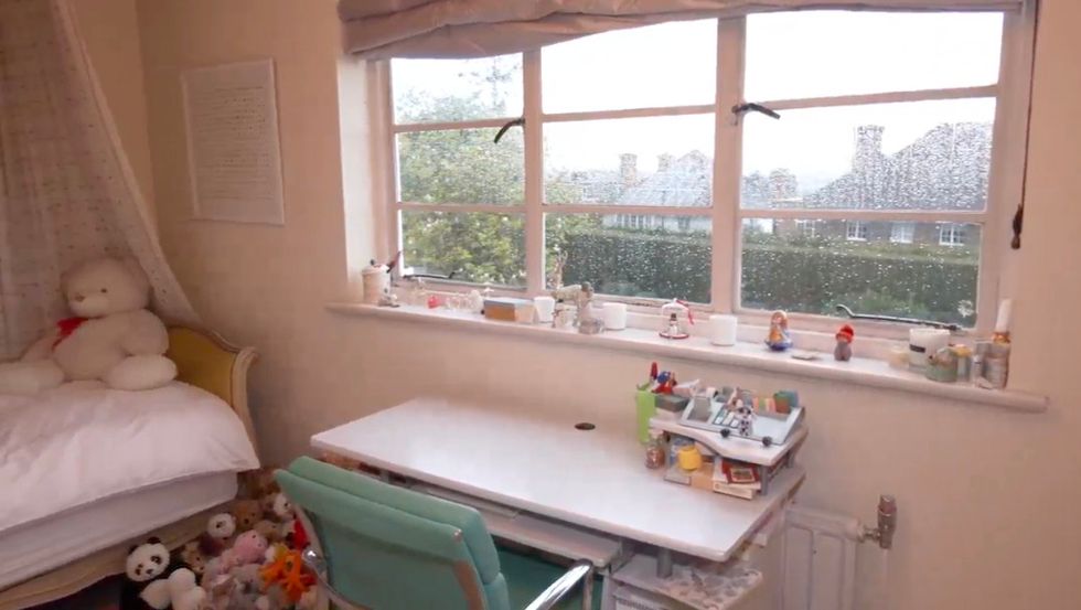 One of the bedrooms in Mike Rundell's London Home