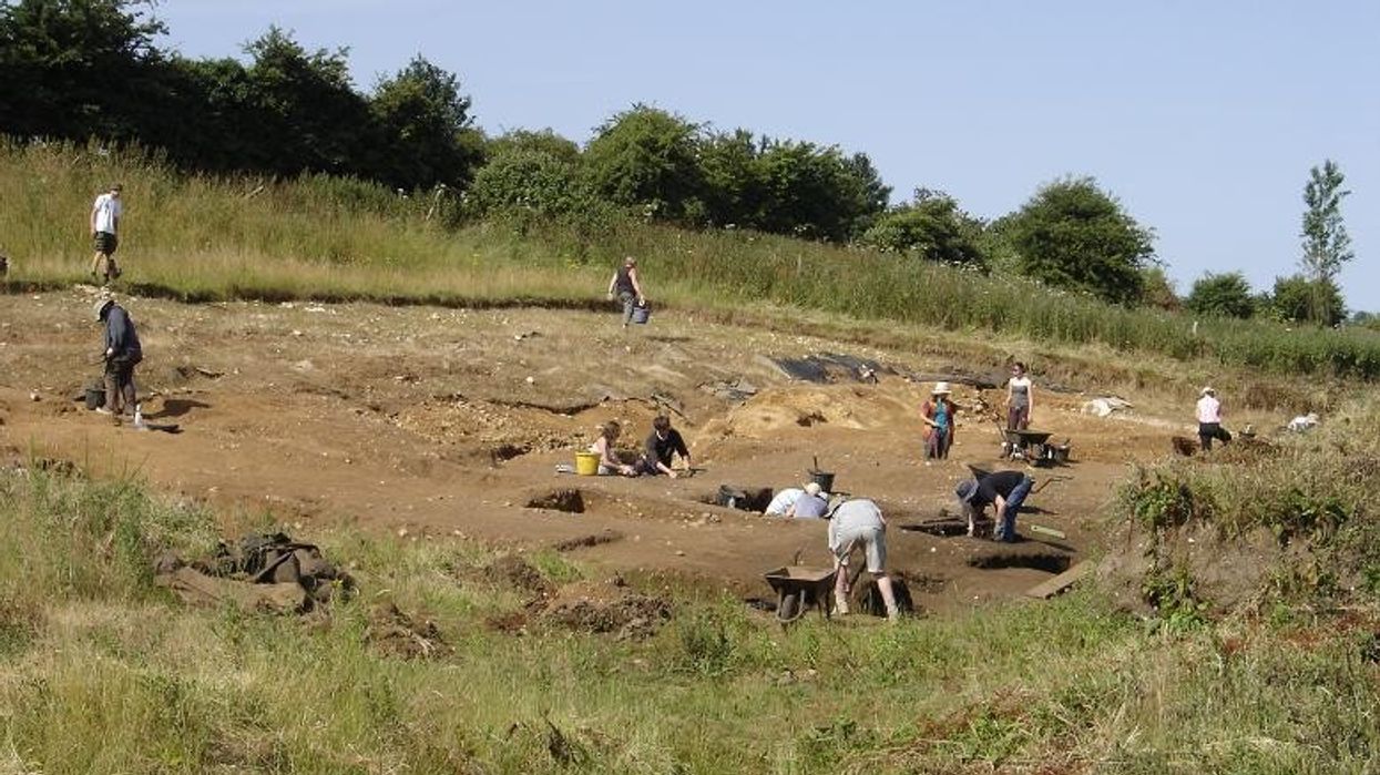 One of the excavation sites (file pic)