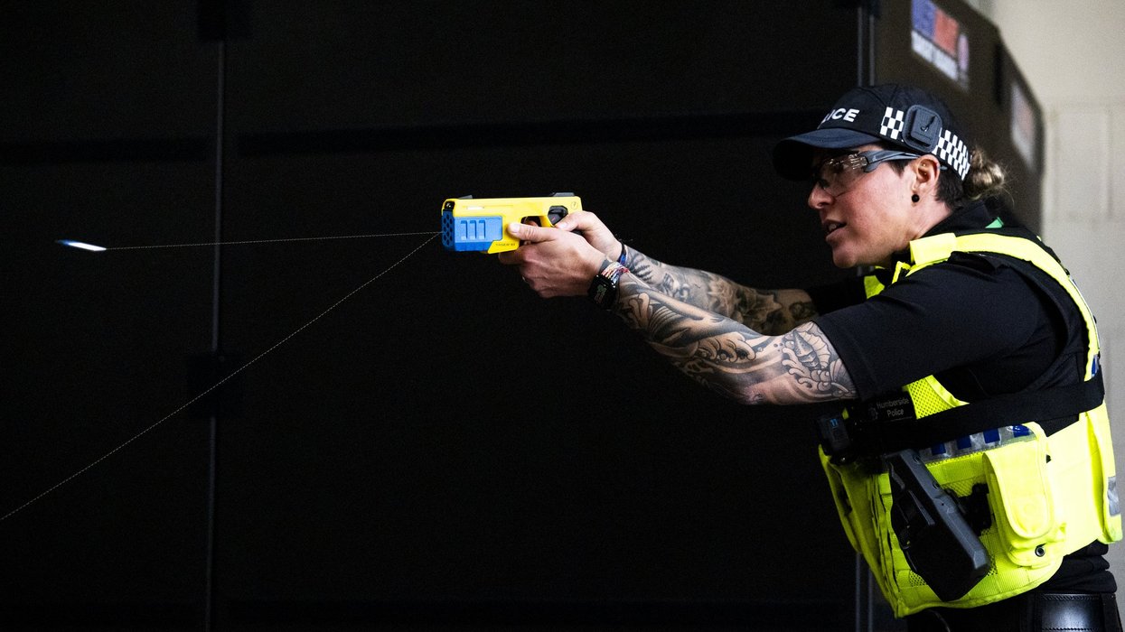 One of the tasers has gone missing