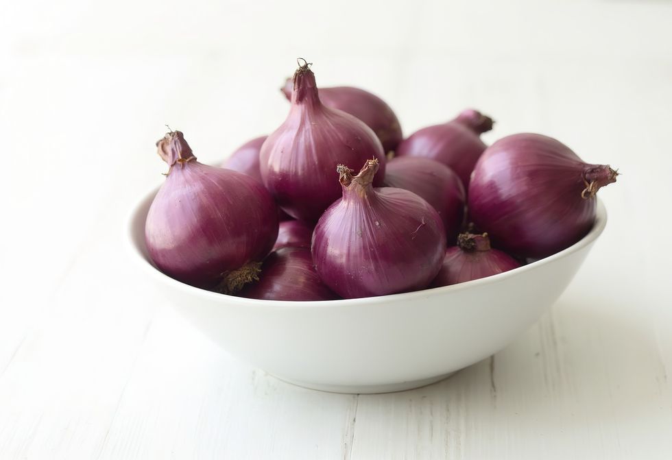 Onions in a bowl