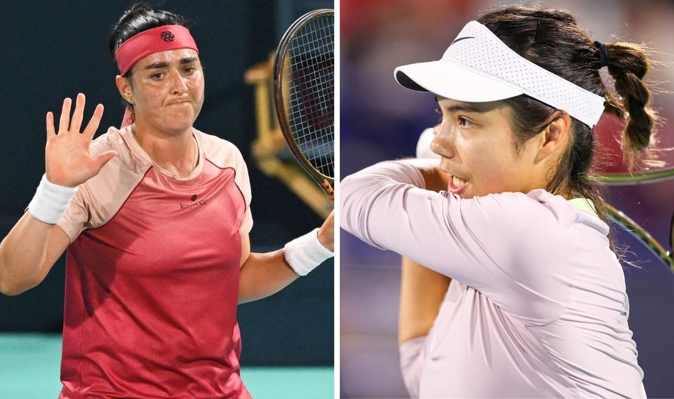 Ons Jabeur and Emma Raducanu