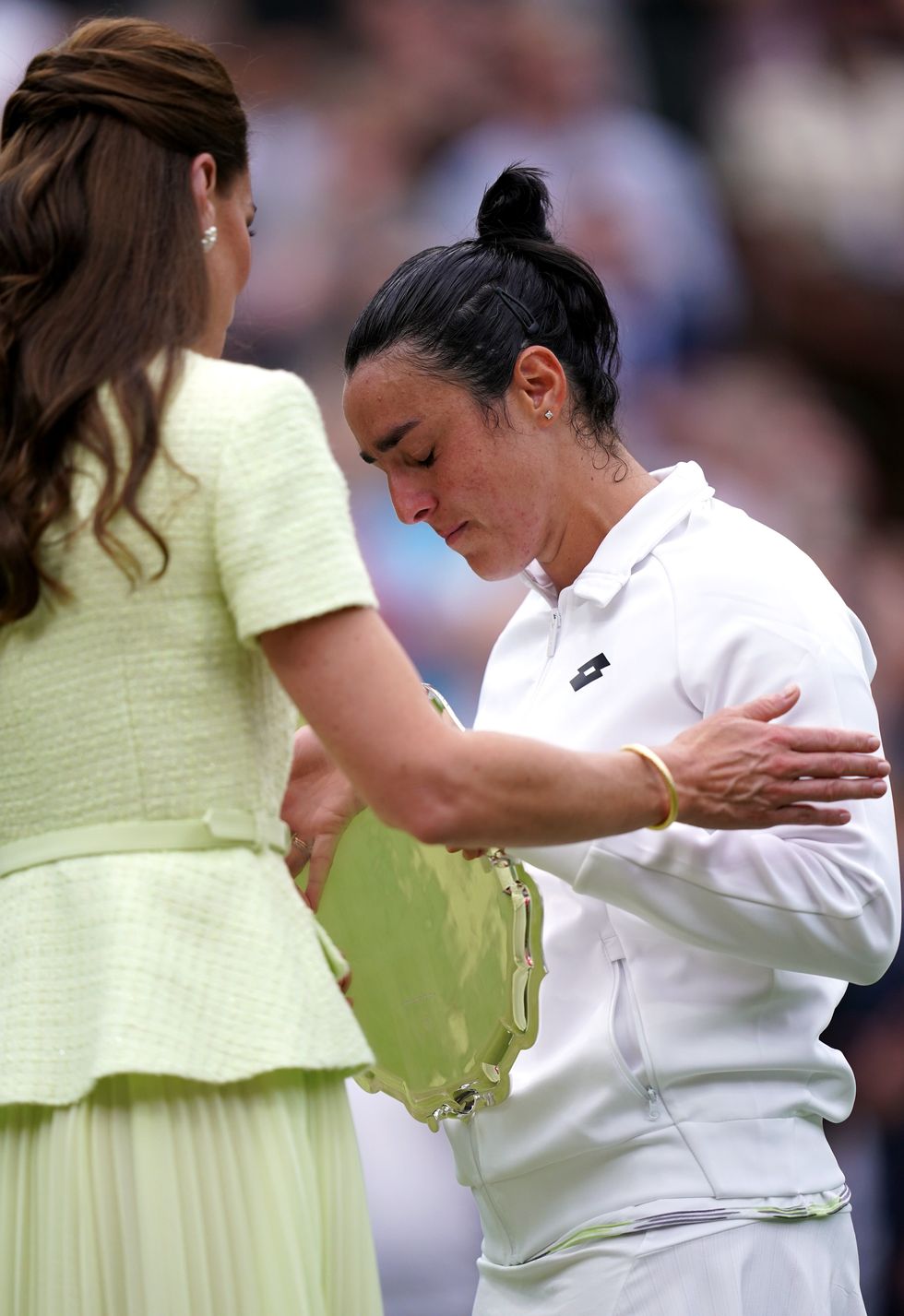 Ons Jabeur and Kate Middleton