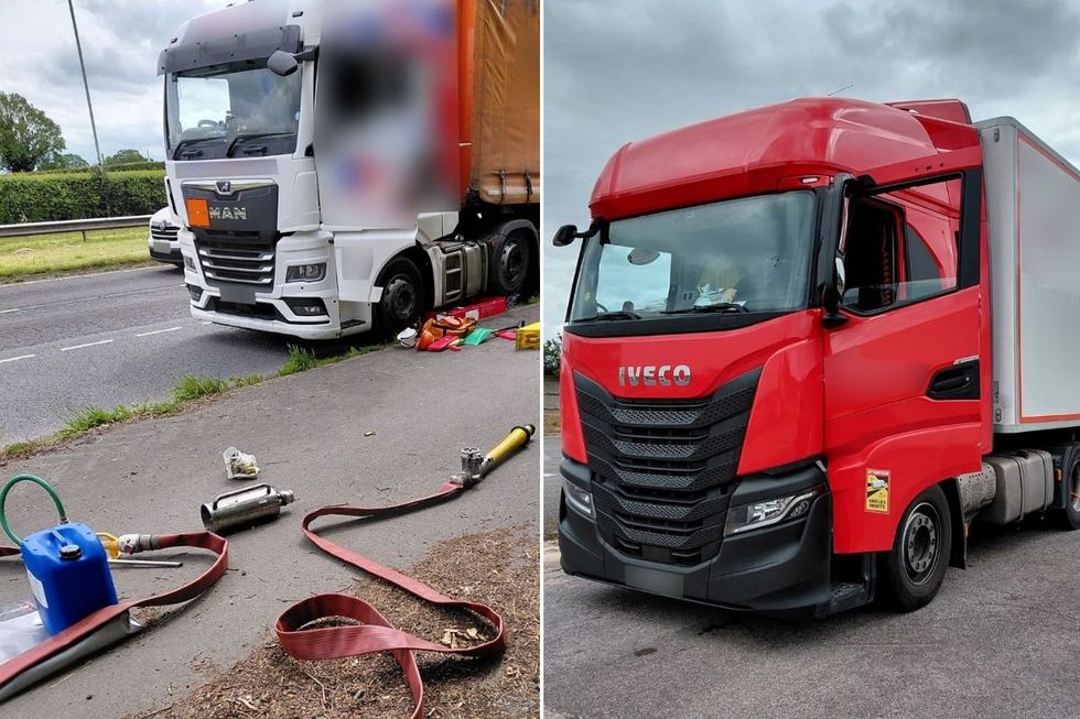 Operation Chemical uncovered a number of drivers breaking vital road rules \u200bwhen carrying hazardous goods