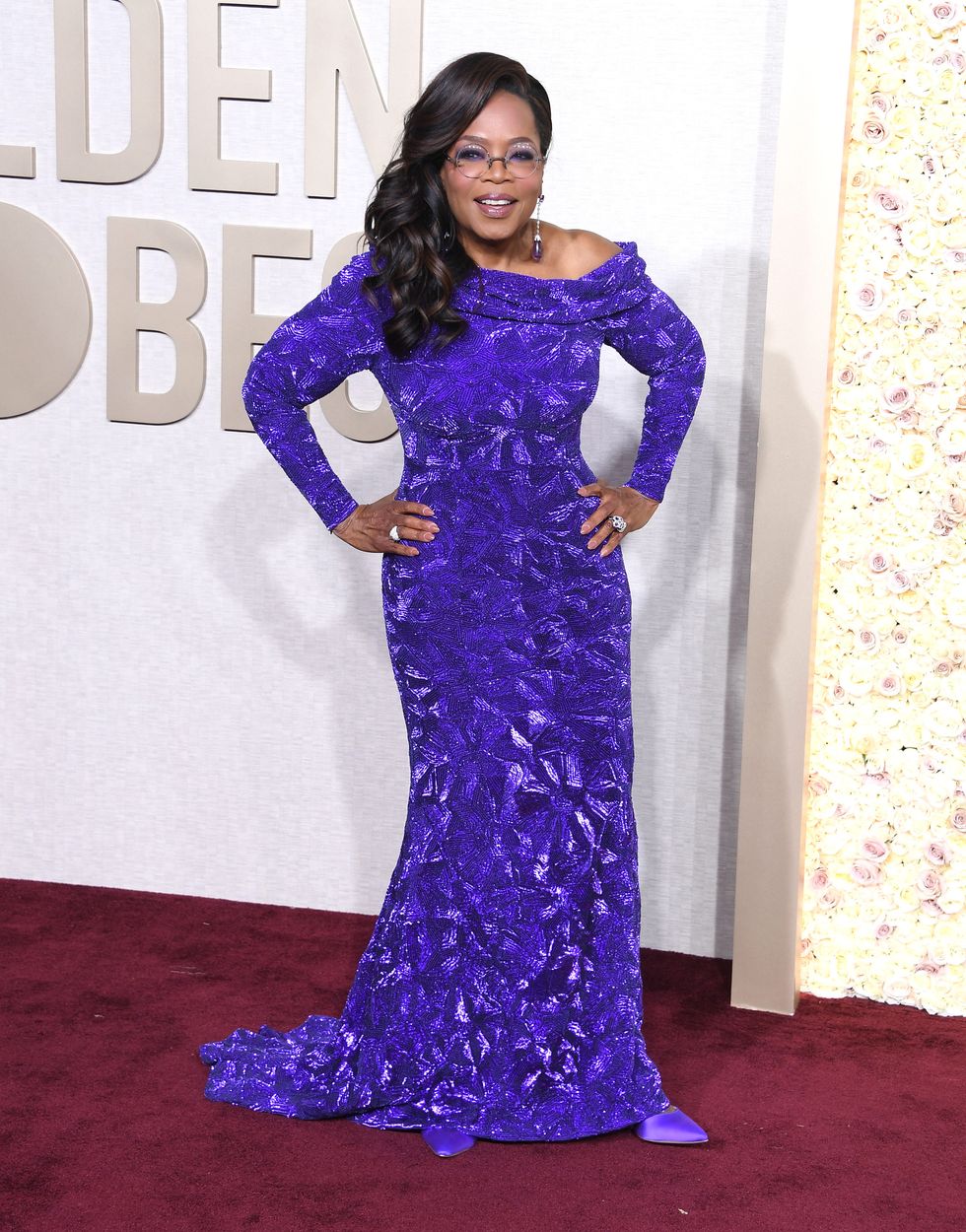 Oprah Winfrey weight loss: TV star shows off transformation at Golden ...