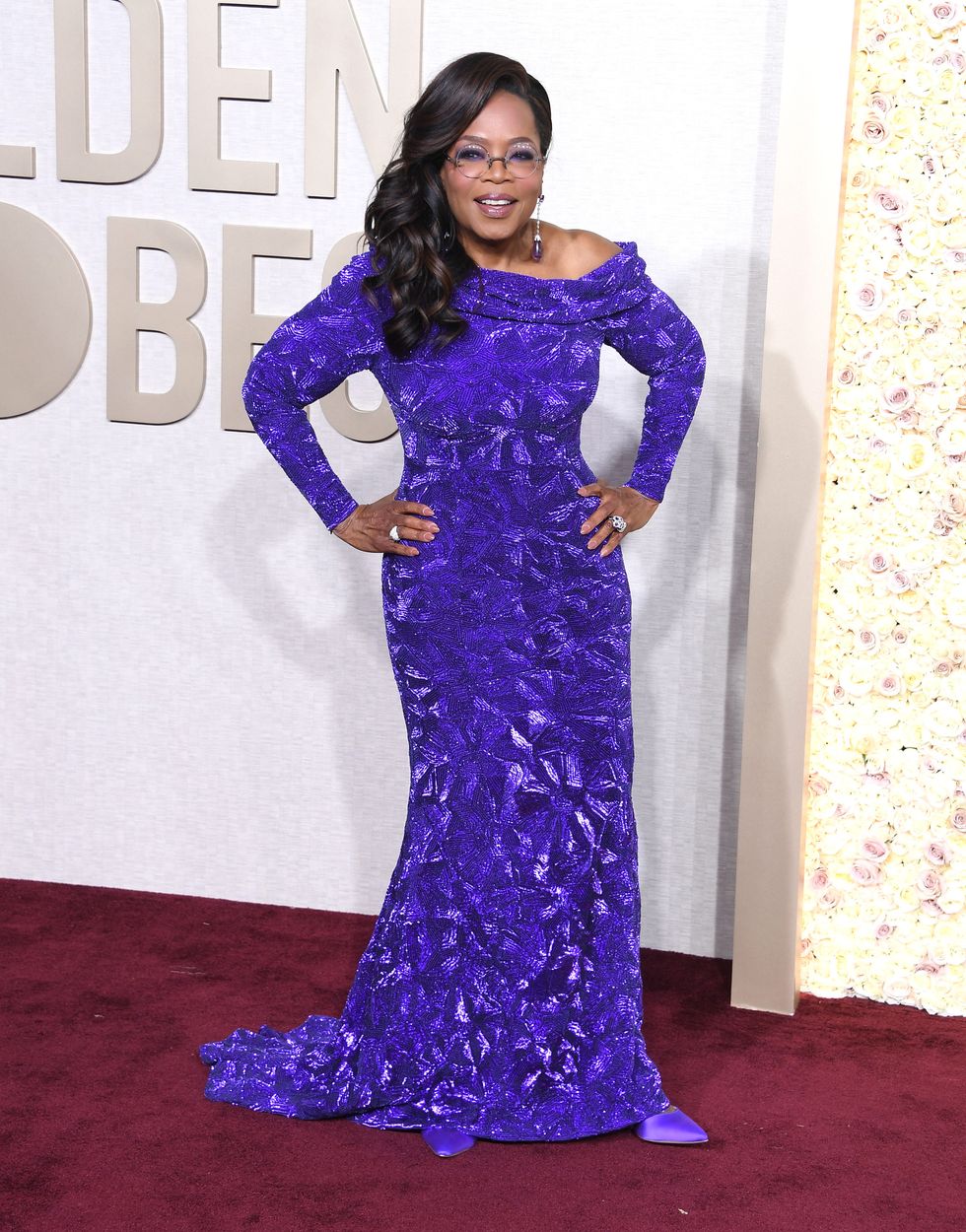 Oprah Winfrey weight loss TV star shows off transformation at Golden