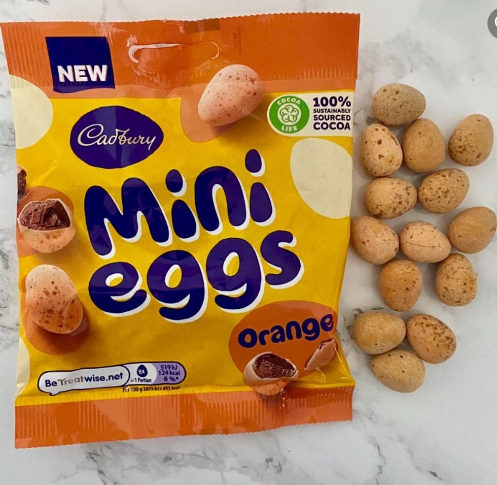 Orange mini eggs