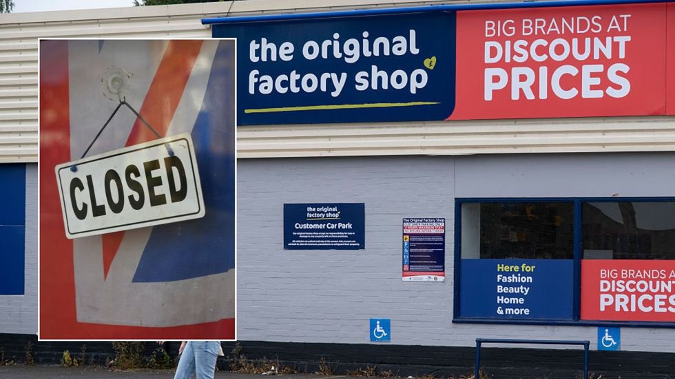 Original Factory Shop and closed sign