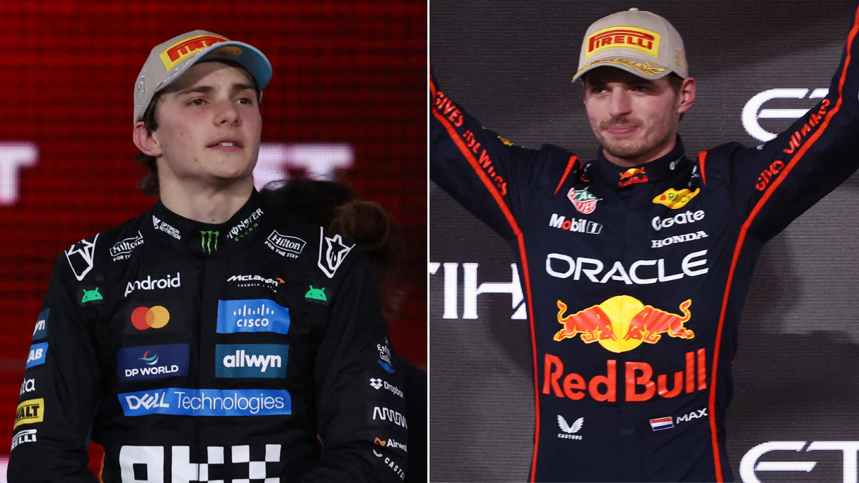 Oscar Piastri and Max Verstappen