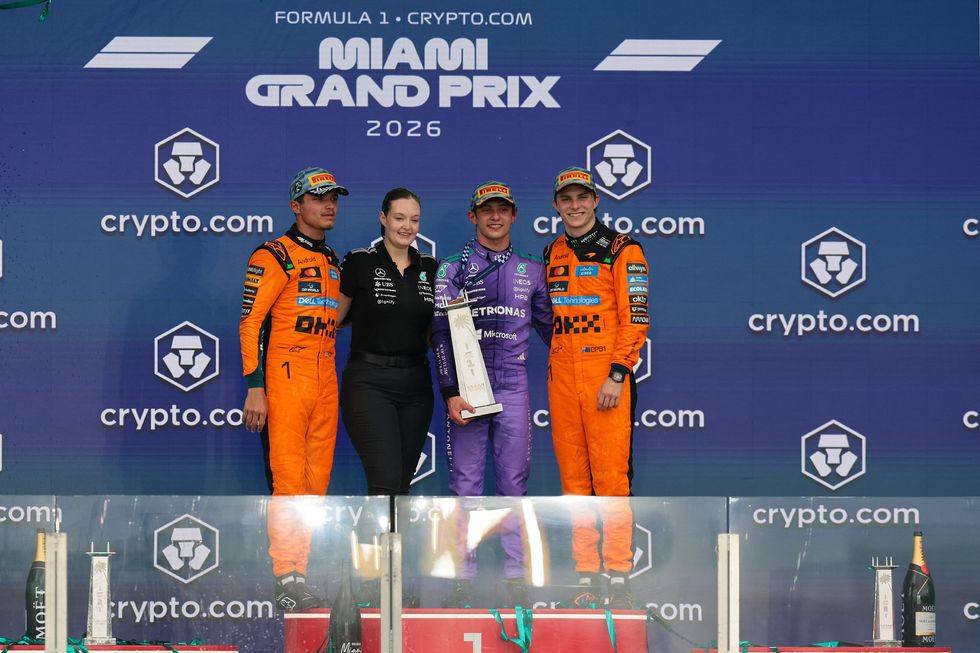 Oscar Piastri has two podium finishes this season at Japan (2nd) and Miami (3rd)