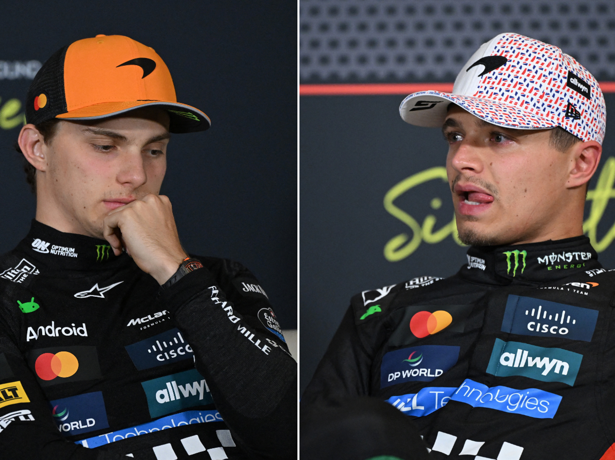 Oscar Piastri, Lando Norris