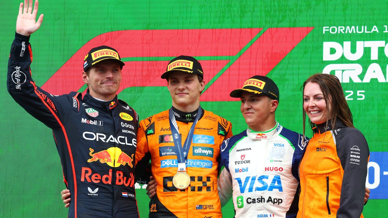 Oscar Piastri Max Verstappen Isack Hadjar