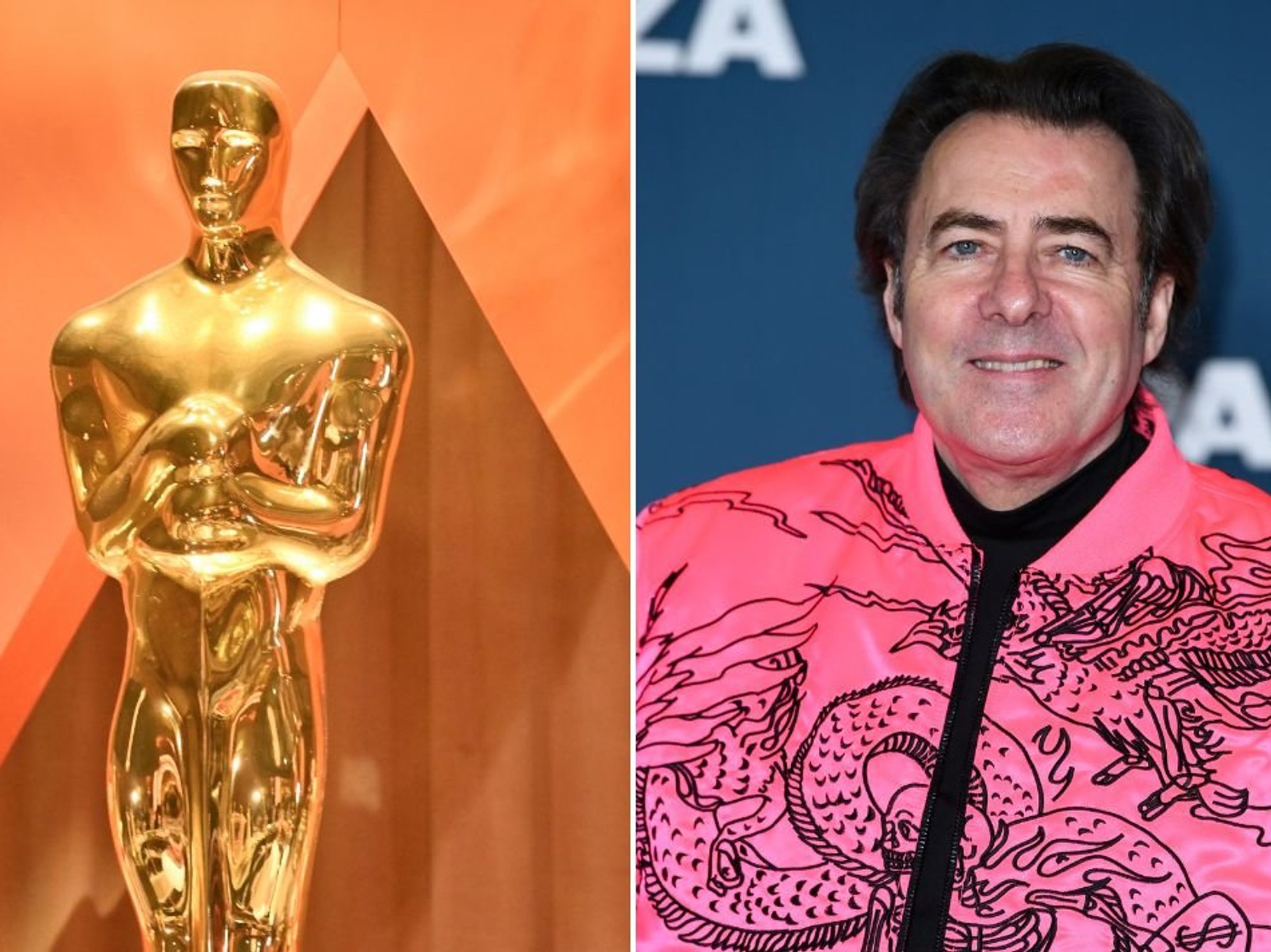 Oscars statue and Jonathan Ross
