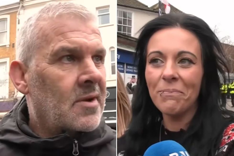 Other residents spoke to GB News while attending a protest in Braintree