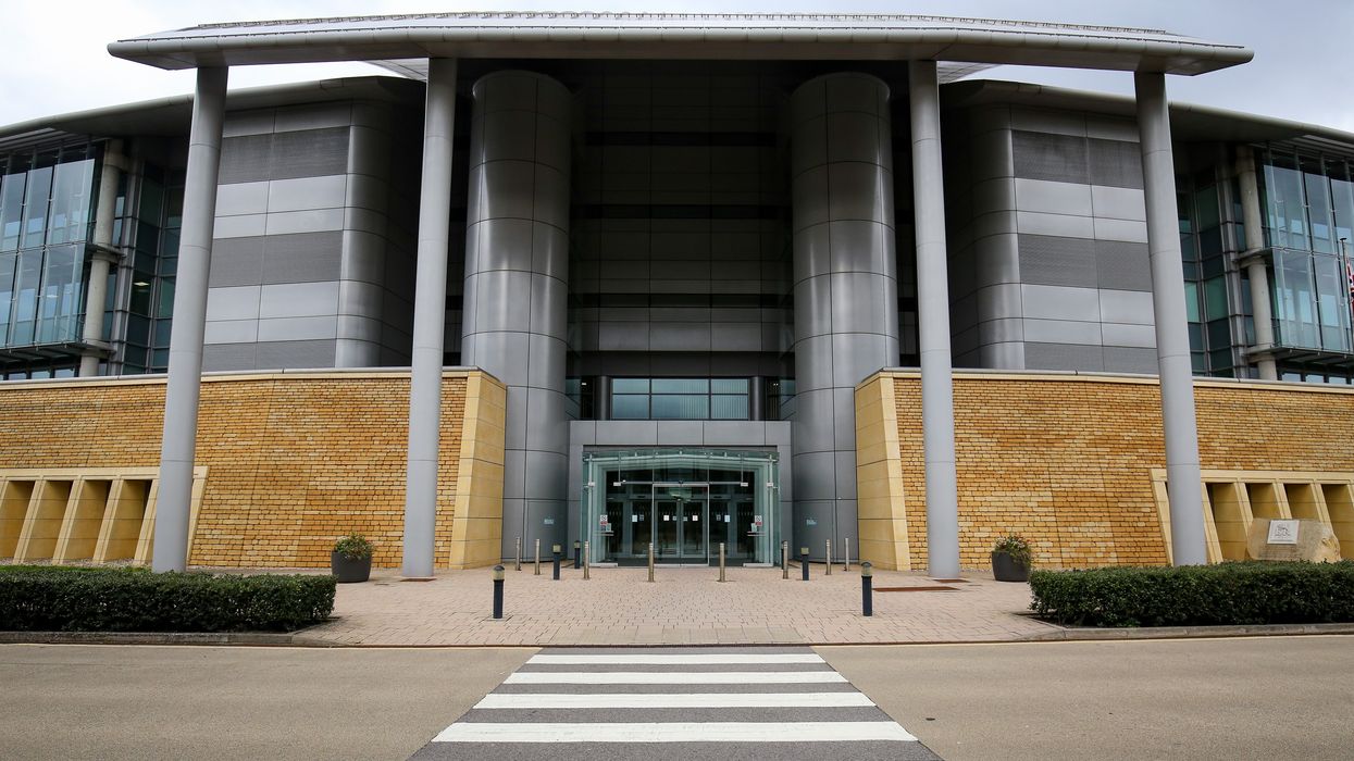 Outside doors of GCHQ