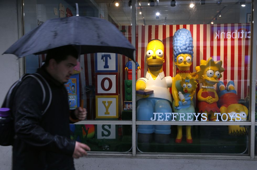 Outside Jeffrey's Toys